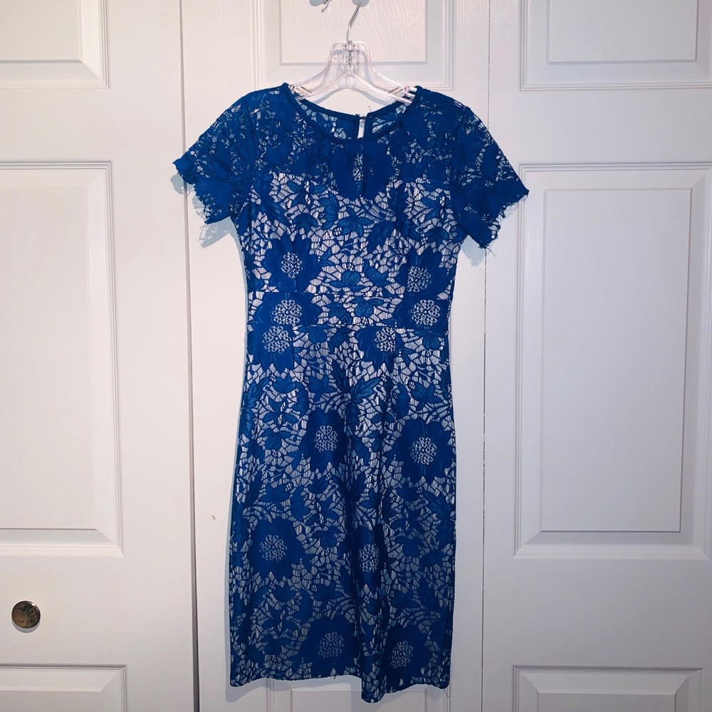 Blue Lace Dress